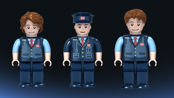 Minifigurenpack Heapies - DB Mitarbeiter