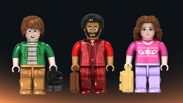 Minifigurenpack Heapies - Reisende/Stadtbev&ouml;lkerung