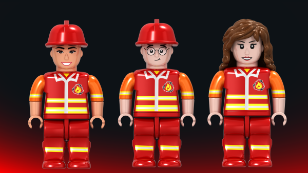 Minifigurenpack Heapies - Feuerwehrleute