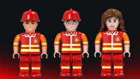 Minifigurenpack Heapies - Feuerwehrleute