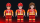 Minifigurenpack Heapies - Feuerwehrleute