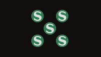 2x2 Tile (Fliese) S-Bahn Logo