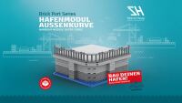 Hafenmodul Außenkurve
