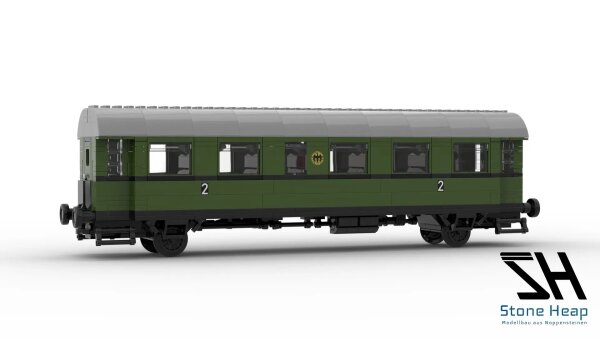 Personenwagen Bi-29 oder Gep&auml;ckwagen Pwi-29 - 2 in 1 Klemmbausteinset