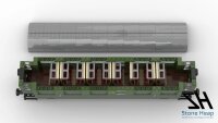 Personenwagen Bi-29 oder Gep&auml;ckwagen Pwi-29 - 2 in 1 Klemmbausteinset