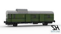 Personenwagen Bi-29 oder Gepäckwagen Pwi-29 - 2 in 1 Klemmbausteinset