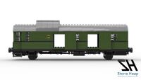 Personenwagen Bi-29 oder Gepäckwagen Pwi-29 - 2 in 1 Klemmbausteinset