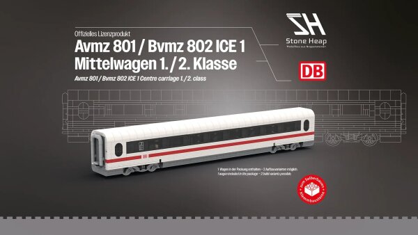 Avmz 801 / Bvmz 802 ICE 1 Mittelwagen 1./2. Klasse