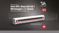 Avmz 801 / Bvmz 802 ICE 1 Mittelwagen 1./2. Klasse