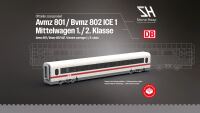 Avmz 801 / Bvmz 802 ICE 1 Mittelwagen 1./2. Klasse